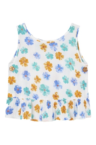 Camisola de alças - Cru