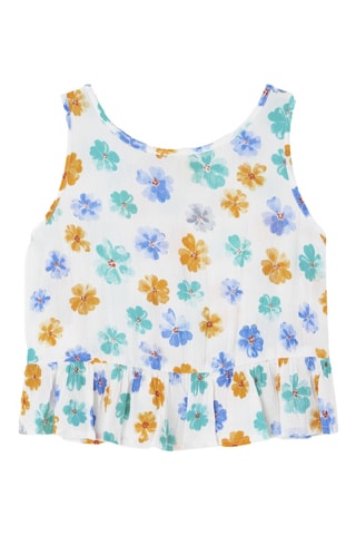 Camisola de alças - Cru