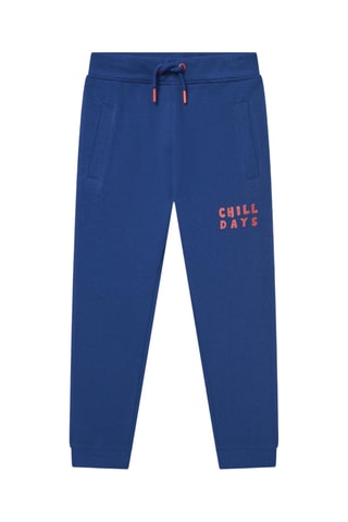 Pantaloni sportivi in pile - Blu scuro