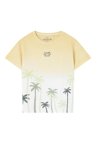 T-shirt dip and dye - Giallo chiaro
