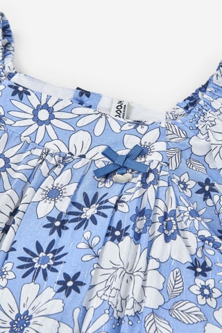 Vestido - Azul e branco