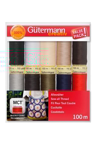 Doos van 10 Spoelen 
Multicolor