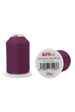 Draadspoel - 1000 m - Frambozenrood