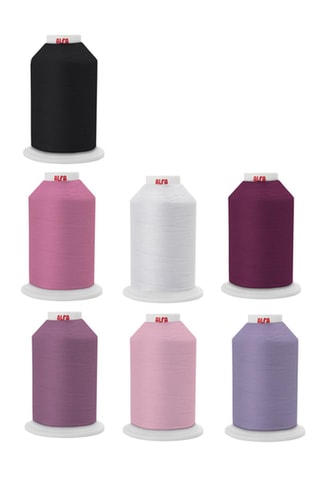 ##20 x Bobine de fil - 1000 m - Multicolore