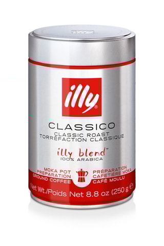 12 boîtes de café filtre moka Classico Illy - 250 g