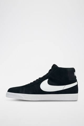 SB Zoom Blazer Mid en cuir - Noir - Nike