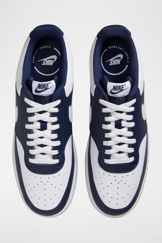 Nike Court Vision Low en cuir - Bleu marine - Nike