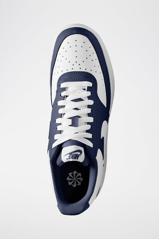 Nike Court Vision Low en cuir - Bleu marine - Nike