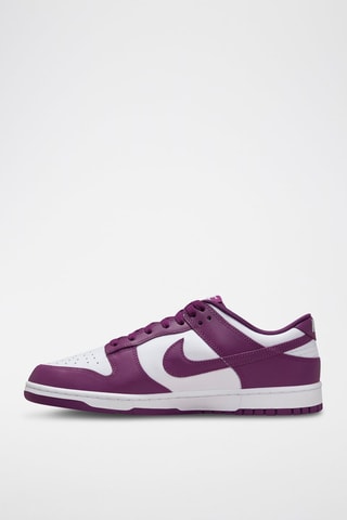 Nike Dunk Low Retro en cuir - Blanc