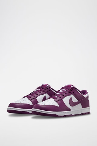 Nike Dunk Low Retro en cuir - Blanc