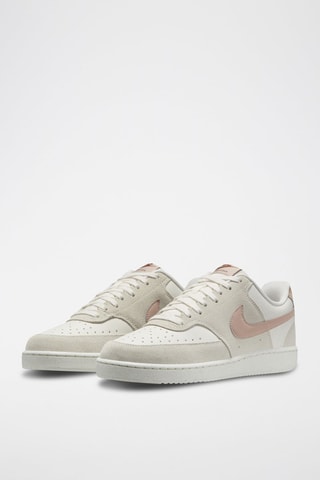 Nike Court Vision Low en cuir - Beige - Nike
