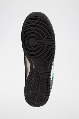 Nike Dunk Low en cuir - Vert clair et noir