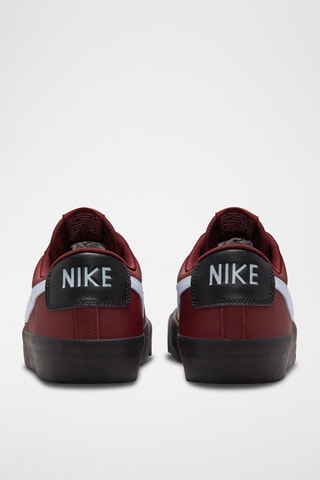 Nike SB Blazer Low Pro GT en cuir - Bordeaux