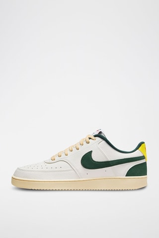 Nike Court Vision Low en cuir - Blanc et vert