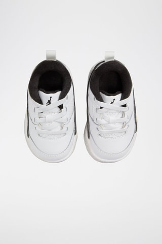 Jordan Flight Court en cuir - Blanc et noir - Jordan