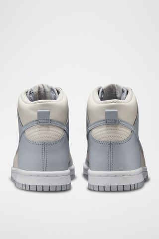 Nike Dunk High en cuir - Gris clair