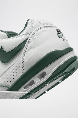 Nike Air Flight '89 Low en cuir - Blanc