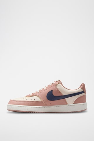 Nike Court Vision Low Next Nature - Vieux rose et bleu marine