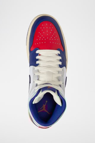 Air Jordan 1 en cuir - Indigo et rouge