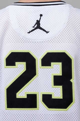 Débardeur de basketball - Blanc rouge