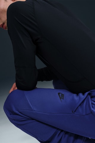 Pantalon ample polaire - Bleu marine et noir - Nike