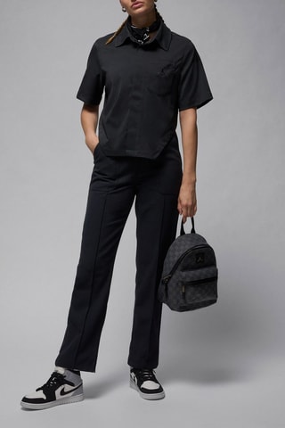 Pantalon droit taille haute - Noir