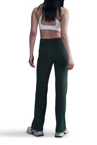 Pantalon taille haute - Vert foncé - Nike