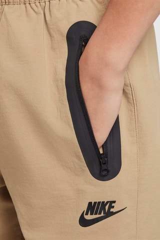 Pantalon Nike Sportswear Tech Woven - Beige et noir