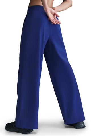 Pantalon ample taille haute - Bleu roi