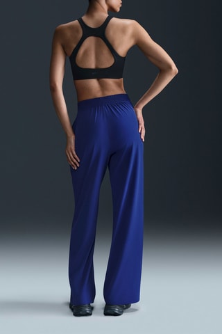 Pantalon ample taille haute - Bleu roi