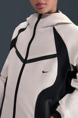 Veste polaire à capuche Tech - Beige