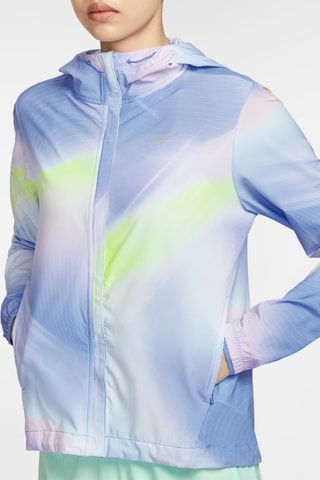 Veste de running tie and dye Nike Swift - Ciel