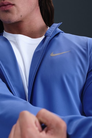 Veste à capuche Nike Form - Bleu cobalt