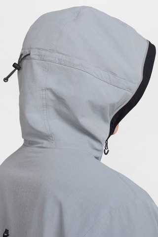 Coupe-vent à capuche - Gris clair