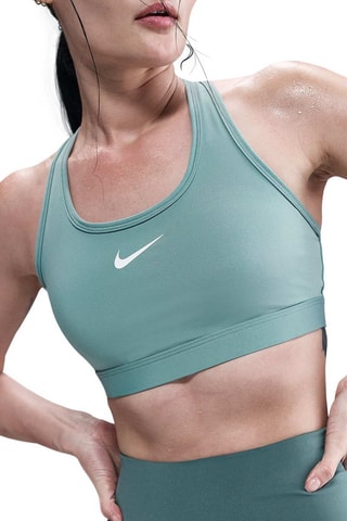 Brassière de sport push-up Swoosh - Vert clair