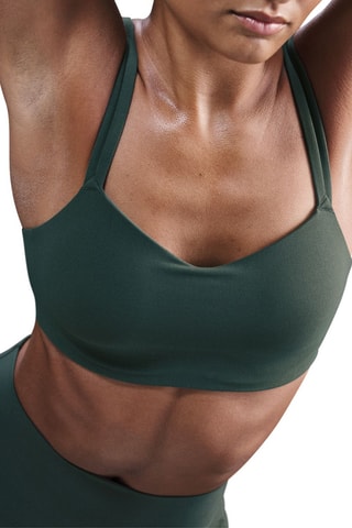 Brassière de fitness push-up - Vert foncé