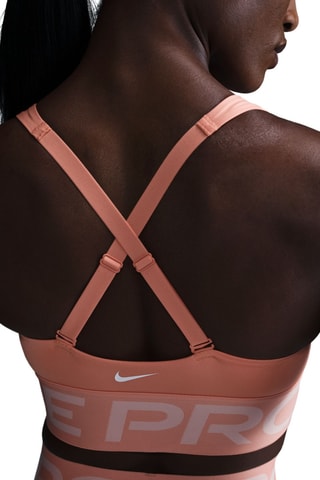 Brassière d’entrainement push-up Pro Indy Plunge - Saumon
