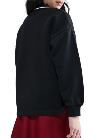 Polo de skate polaire Nike SB - Noir et blanc