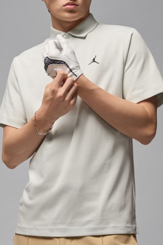 Polo de golf - Gris clair et noir