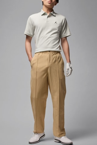 Polo de golf - Gris clair et noir