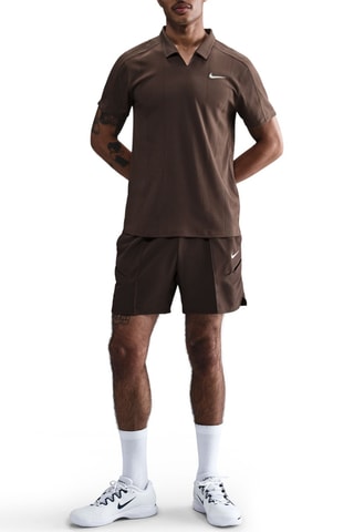 Polo de tennis Slam - Marron