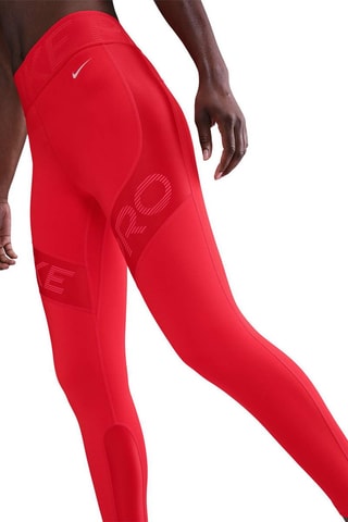Legging taille haute - Rouge