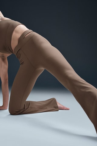 Legging taille haute - Marron