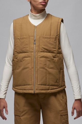 Doudoune sans manches - Marron clair