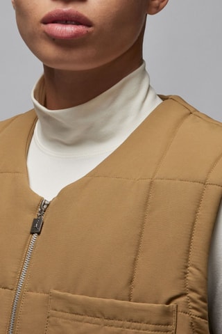 Doudoune sans manches - Marron clair