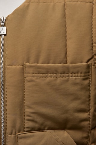 Doudoune sans manches - Marron clair