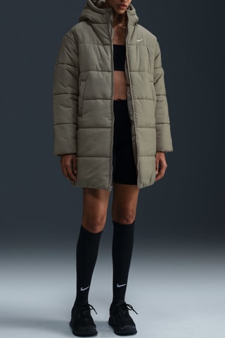 Doudoune longue - Vert foncé