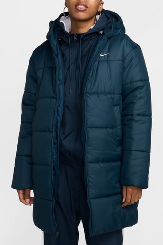 Doudoune longue - Bleu marine