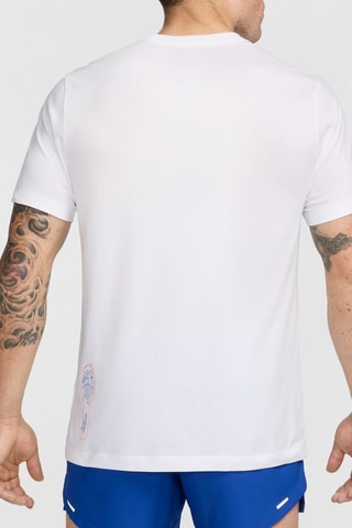 T-shirt de running - Blanc - Nike