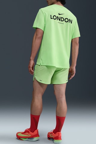 T-shirt de running Miler - Vert citron